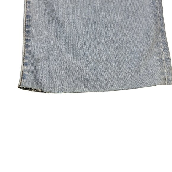 Fidelity Denim Katie Crop High Flare Crop Jeans Size 30 Dahlia Blue NWT $258 - Picture 13 of 15